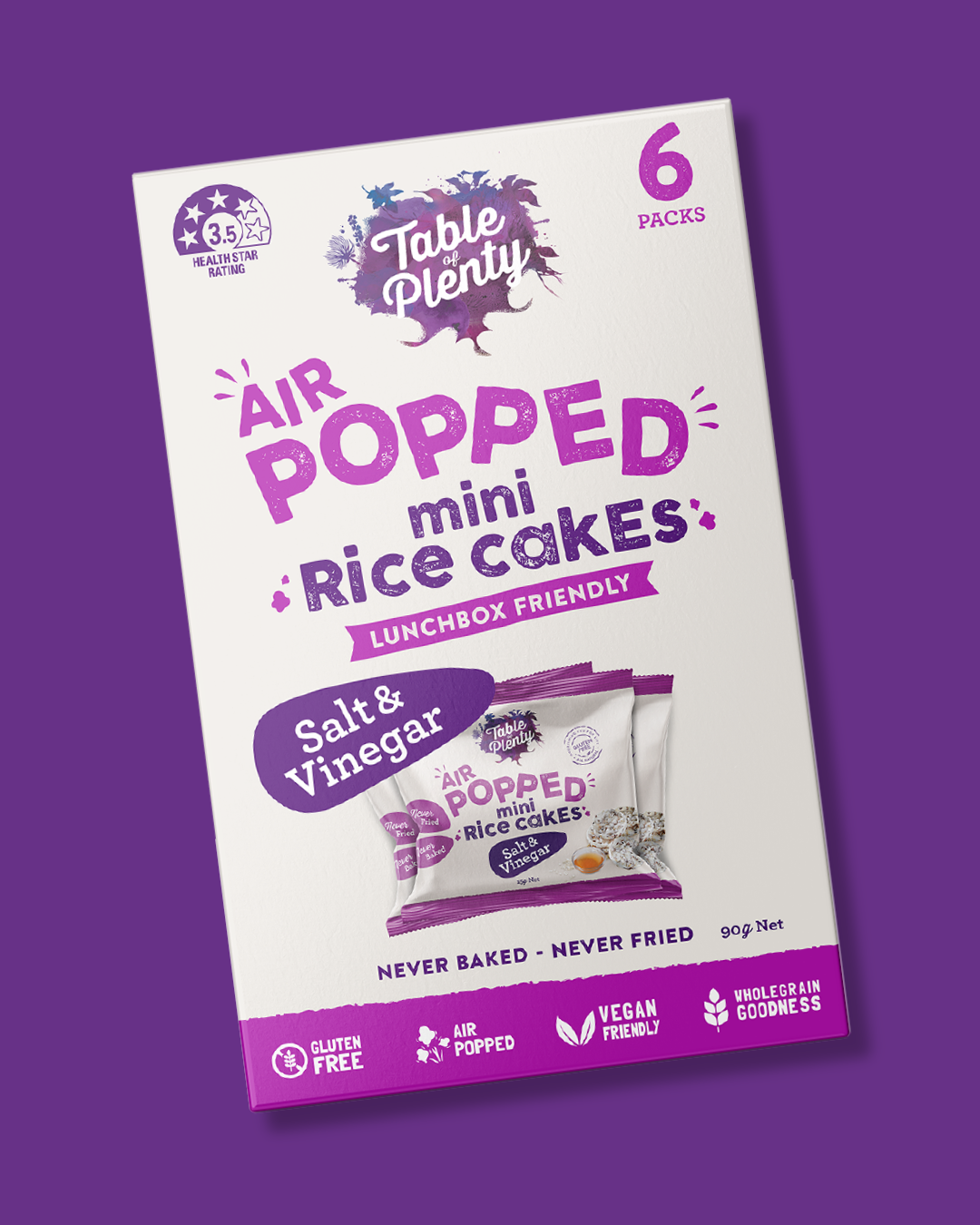 Table of Plenty Mini Rice Cakes packaging